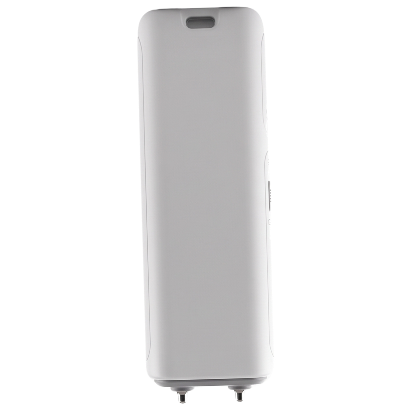 TrackPulse device angled view with SOS button lit